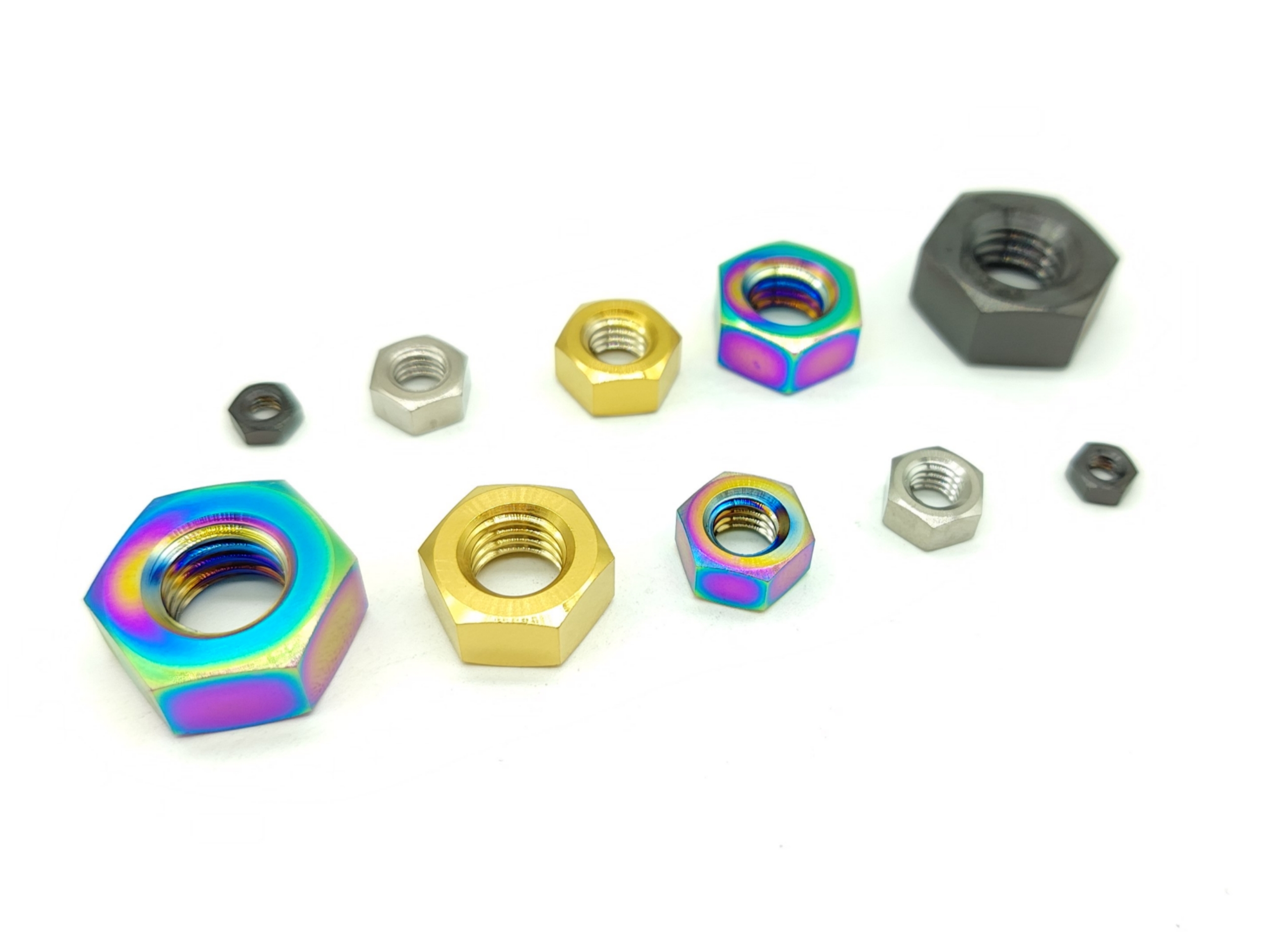 Titanium Hex Nuts M3 M4 M5 M6 M8 M10
