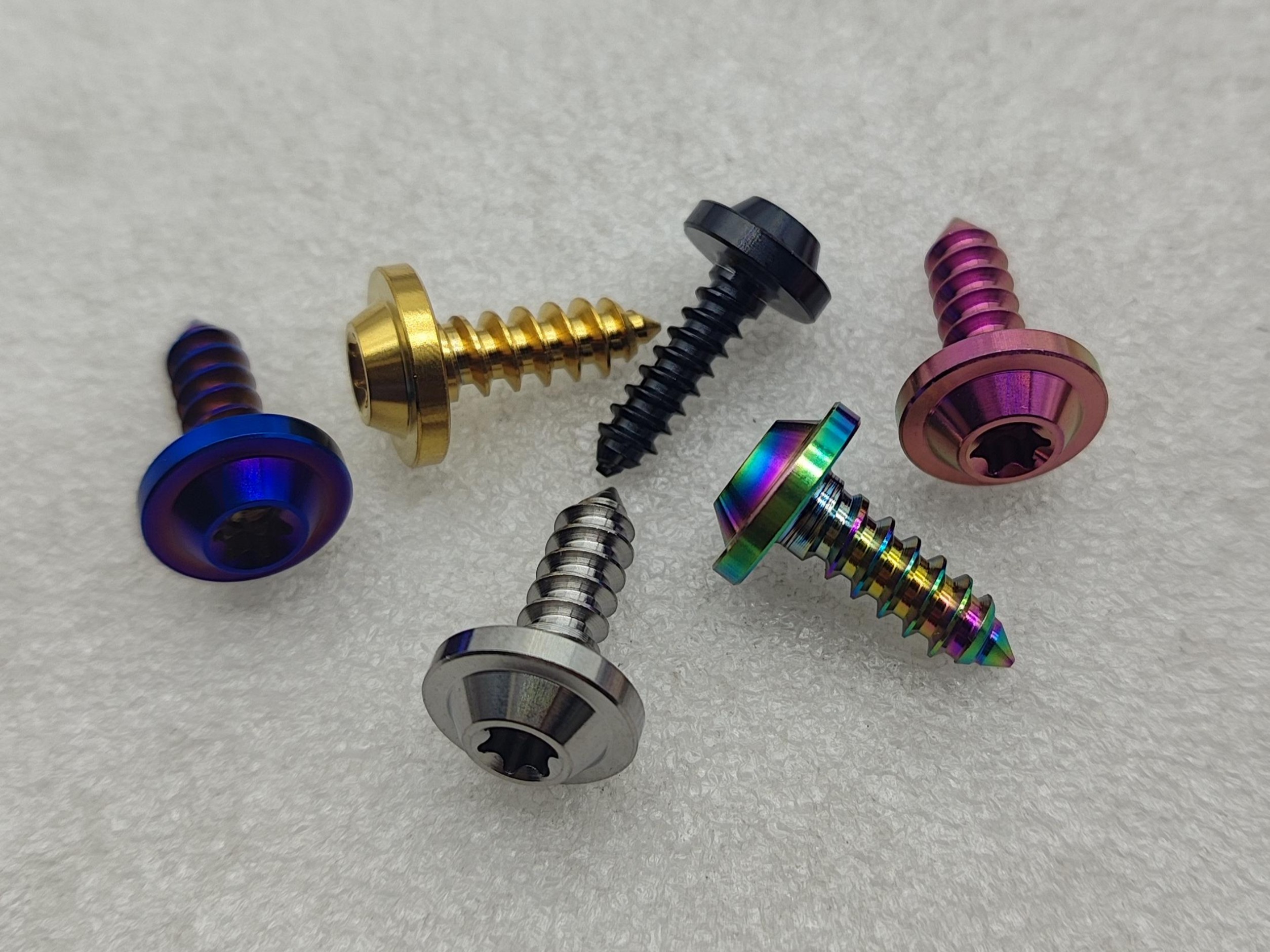 Titanium M5 Torxed Self-Tapping Screws